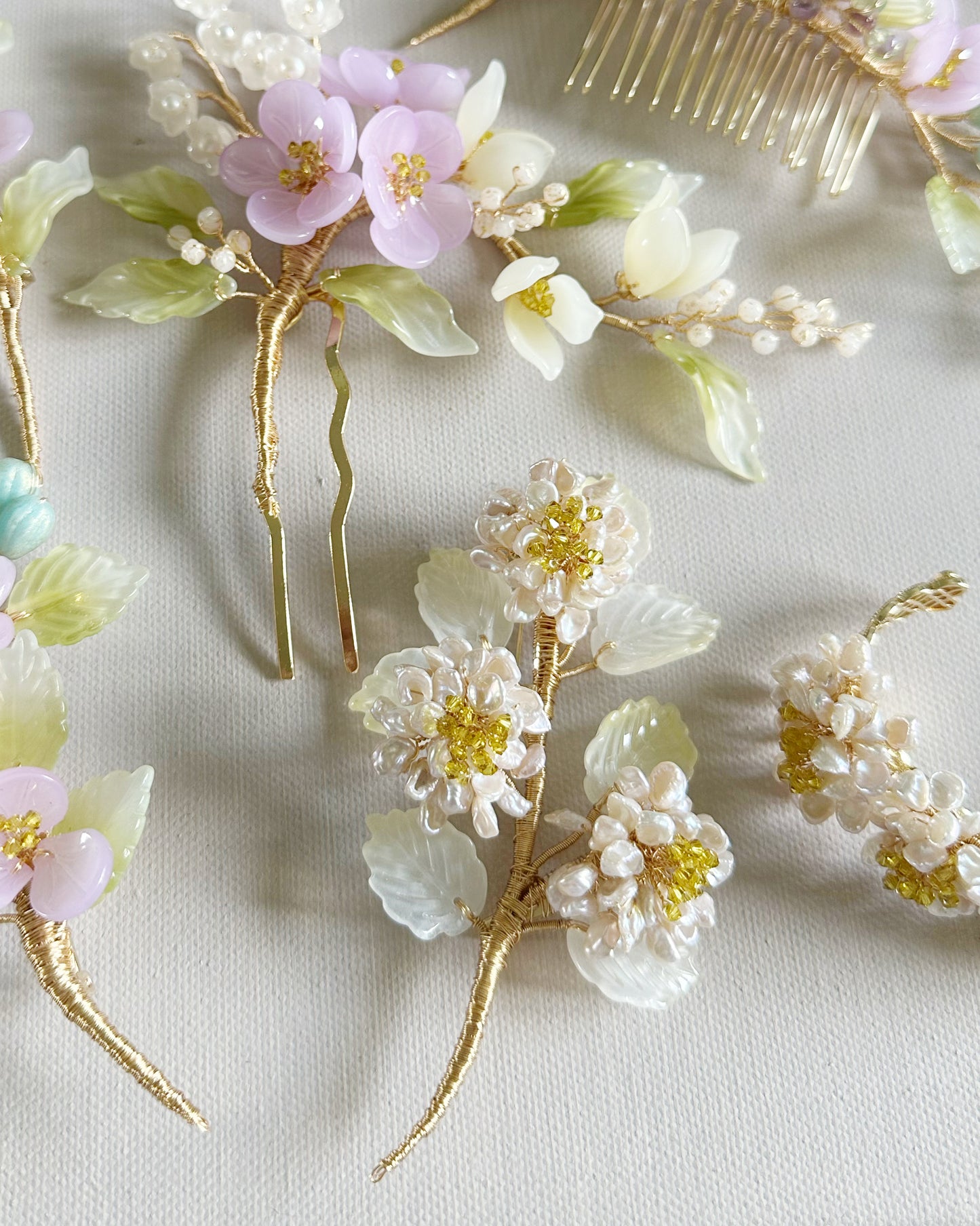 Victoria's statement peonies brooch