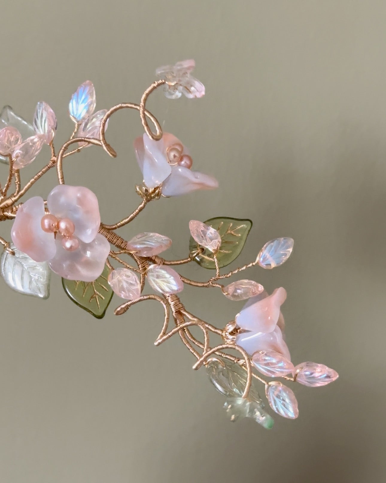 Elizabeth's English garden luxurious floral hairpin