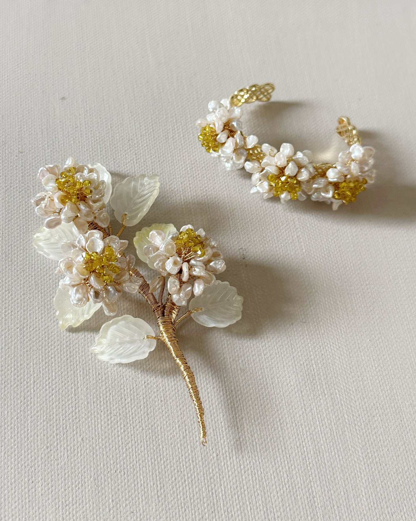 Victoria's statement peonies bangle