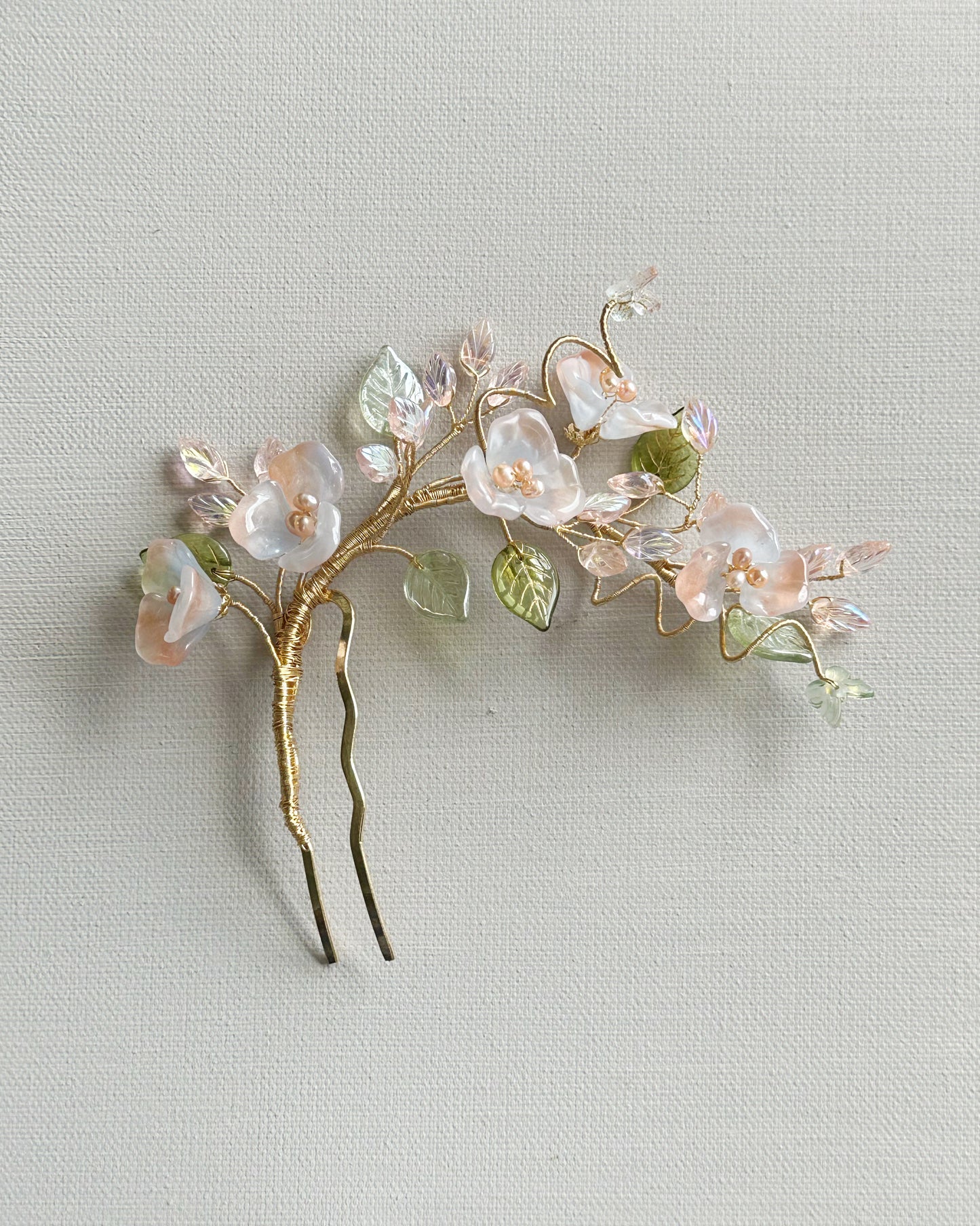 Elizabeth's English garden luxurious floral hairpin