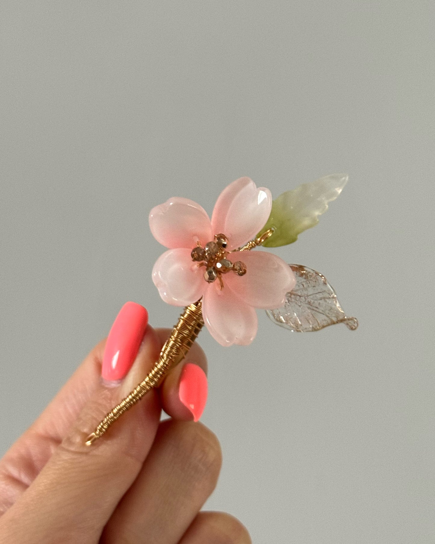 Sakura Love at Ueno small flower brooch