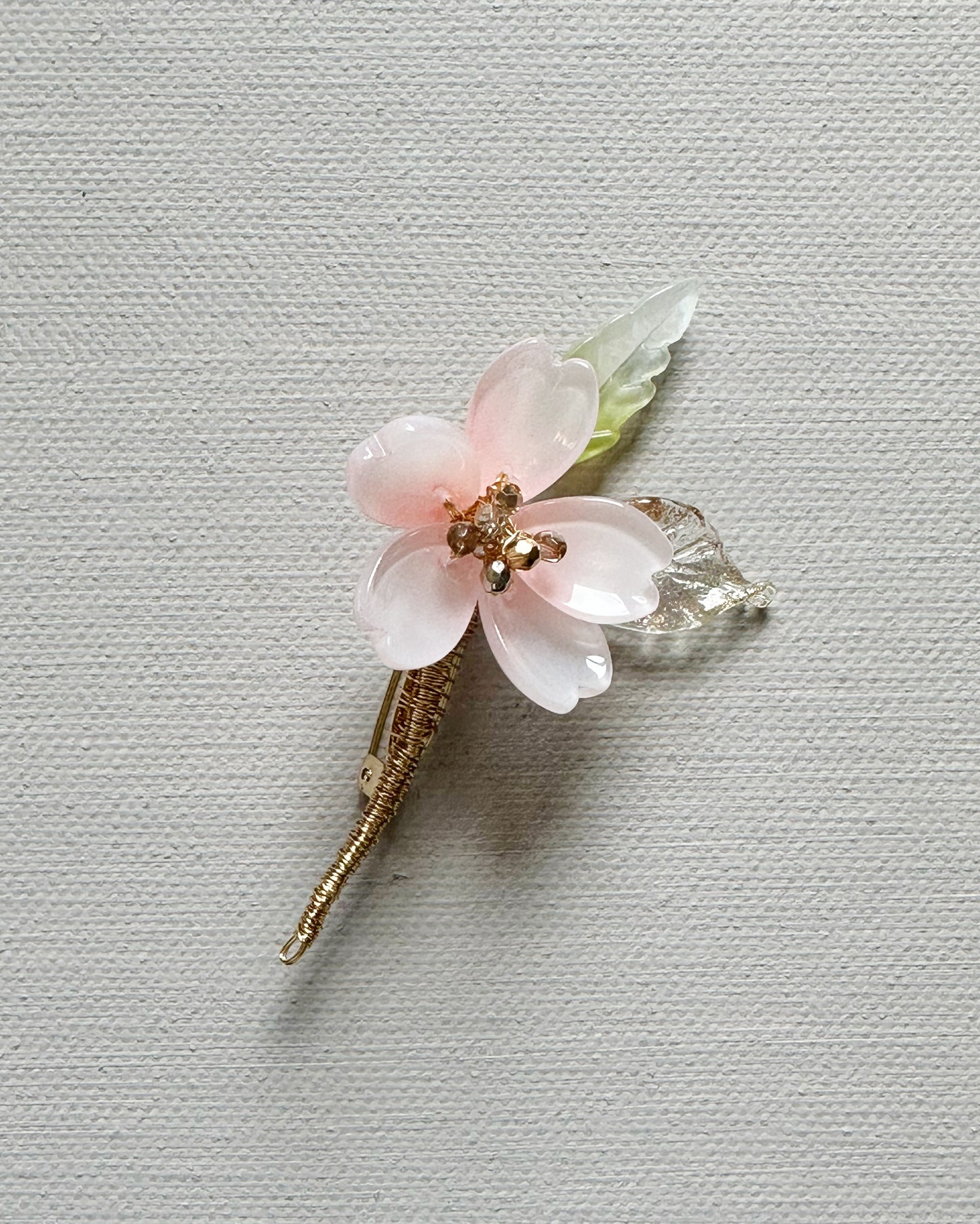 Sakura Love at Ueno small flower brooch