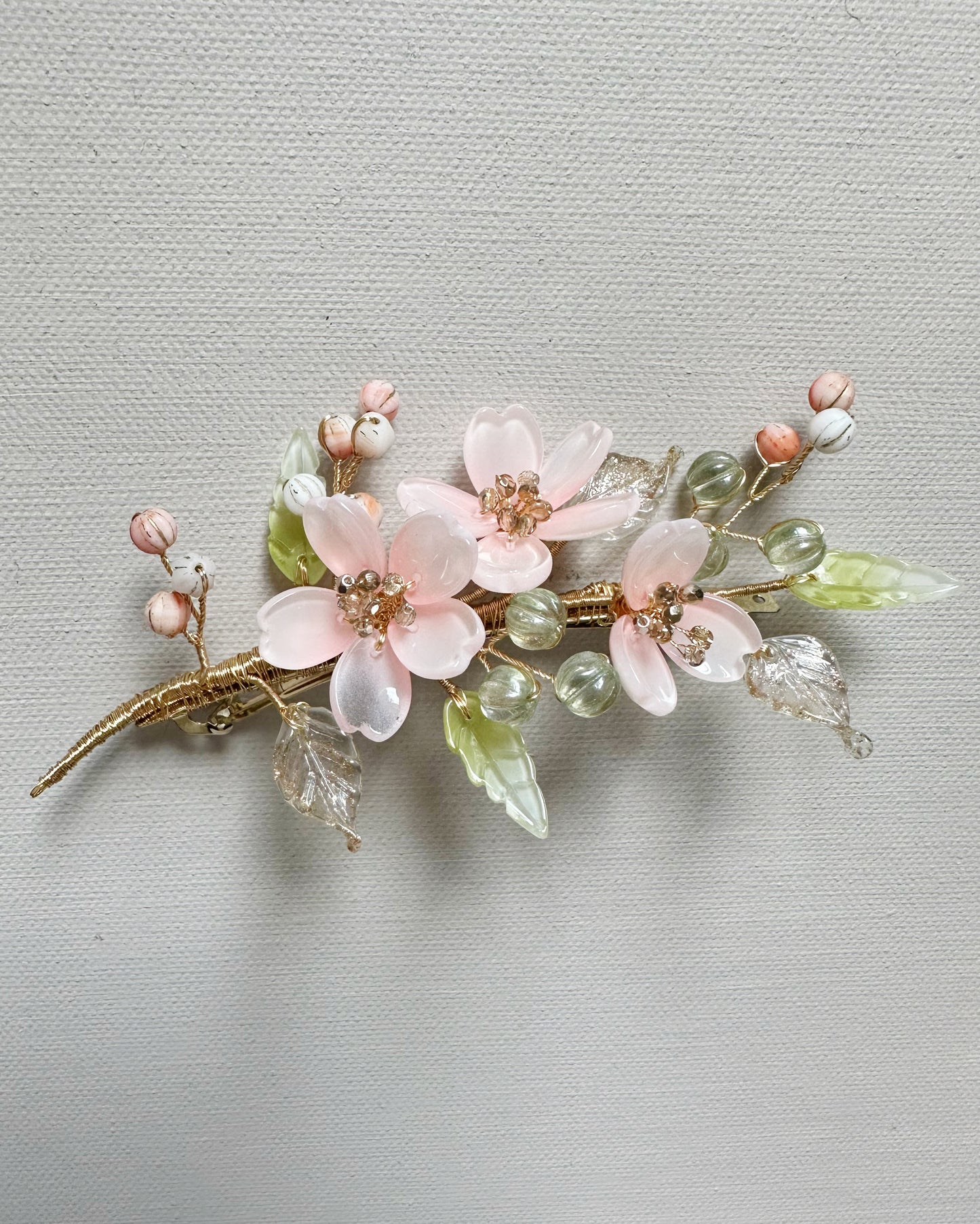 Sakura Love at Ueno luxurious flower hair clip