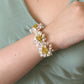 Victoria's statement peonies bangle