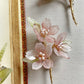 Someiyoshino sakura blooming bouquet brooch in antique pink