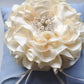 Signature Peony Ring Pillow in Vintage Sky Blue and Cream Peony