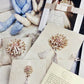 Signature big peony ring pillow, marriage certificate folder and wedding vow cards heirloom set