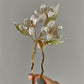 Orange blossom hair pin