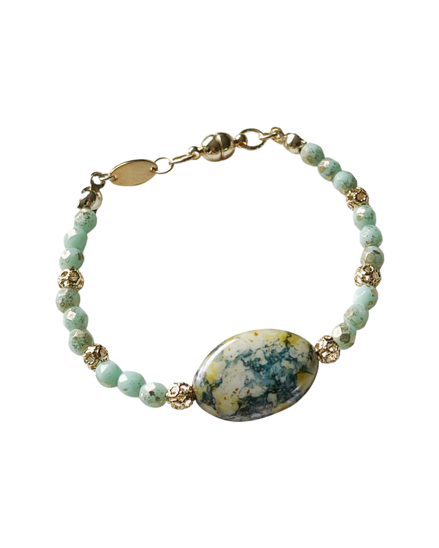Summer garden bracelet - Monet’s garden