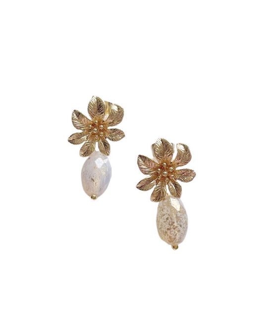 Spring floral earrings
