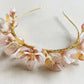 Autumn embrace silk cotton tree flower wedding tiara