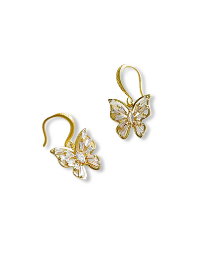 My heart aflutter butterflies earrings