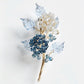 《Limited edition》Christmas starry sky hydrangea bouquet brooch