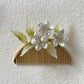 Orange blossom luxe hair slide