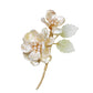 Signature peony big brooch in freshwater pearls