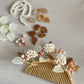 Hydrangea symphony for autumn hair slide