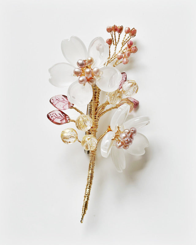 The classic sakura brooch - deluxe