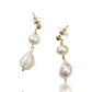 Double pearls double joy heirloom earrings