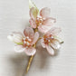 Someiyoshino sakura blooming bouquet brooch in antique pink