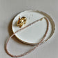 Classic freshwater pearls necklace in purplish pink (small)