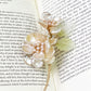 Signature peony big brooch in freshwater pearls
